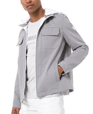 michael kors men's hybrid track jacket|Michael Kors Men's Hybrid Track Jacket .